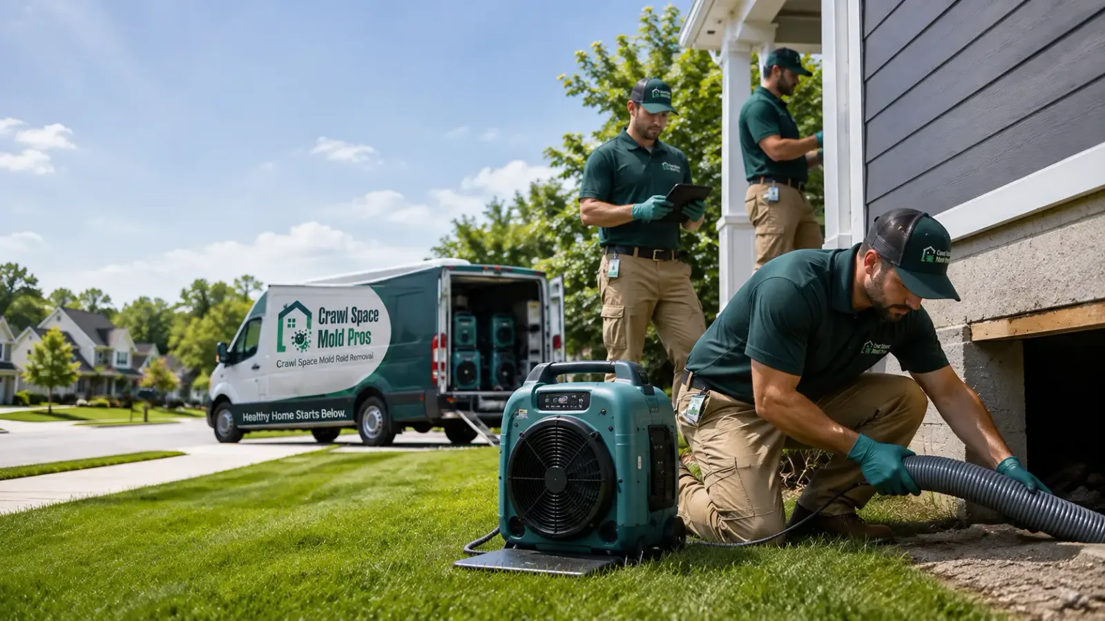 Crawl Space Mold Removal in Manito, IL